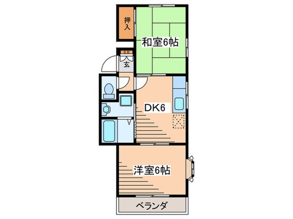 サンハイツ吉祥寺２号館の物件間取画像